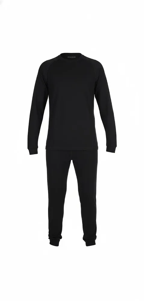 Primera Capa Térmica Bambú Unisex Completa Negra