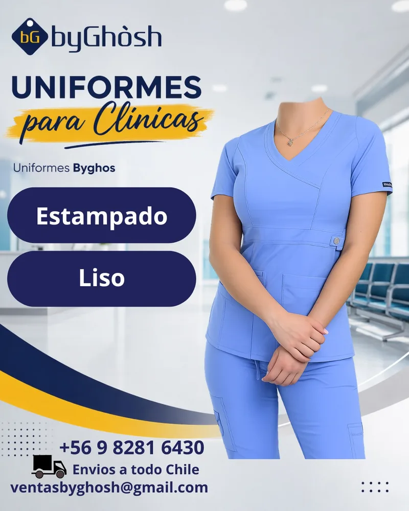Uniforme Clínico Estampado Liso