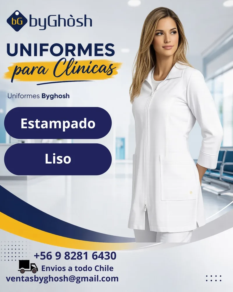 Delantal Clínico Ajustado Liso